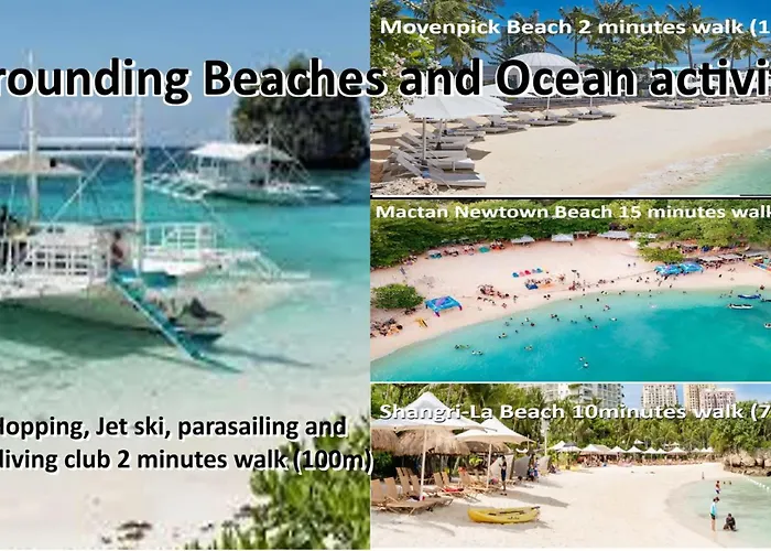 New Ocean 1br Near Mactan Airport Pool & Rooftop Terrace Apartment Lapu-Lapu City